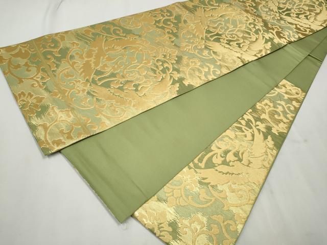 平和屋着物○西陣 両面 半幅帯 檜垣文様 証紙付き CAAV6946hy 平和屋着物