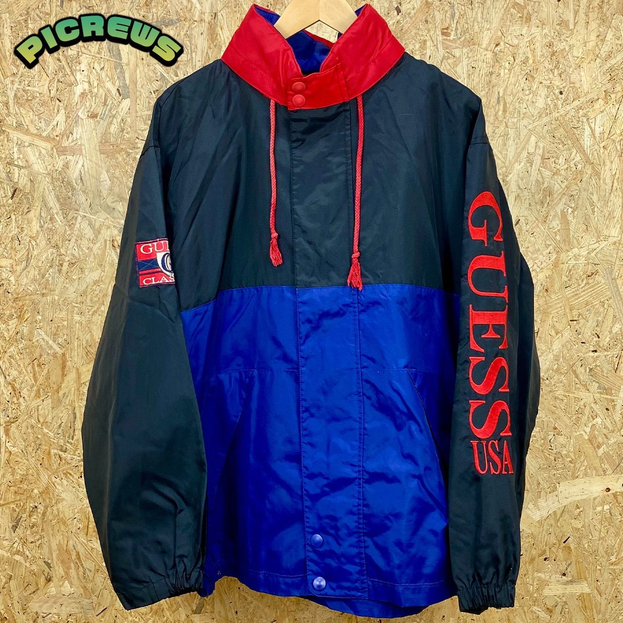 90s~00s GUESS CLASSICS ゲス クラシック ナイロンジャケット - メルカリ