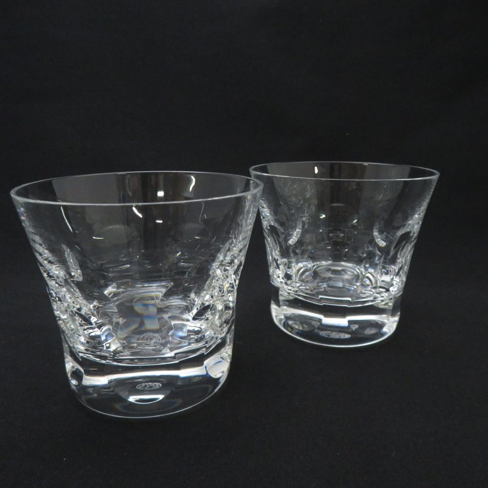 100％品質保障！ Baccarat バカラ ベルーガ タンブラー 2点 ペア ロックグラス ファッション SC9117B2 送料無料の商品多数！
