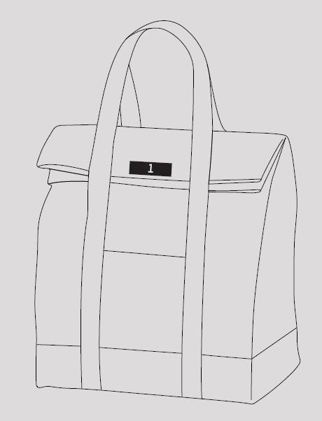 トート型防具袋