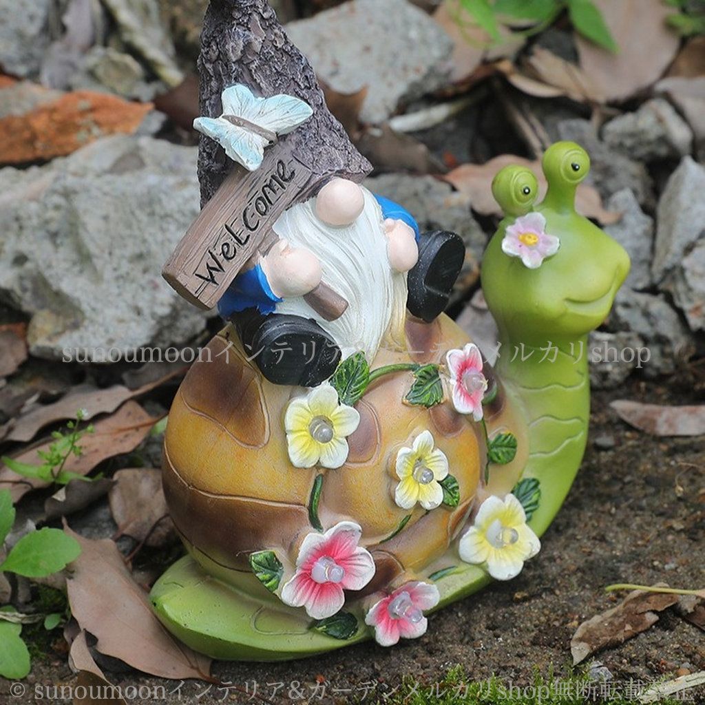 カタツムリ ガーデンオブジェ