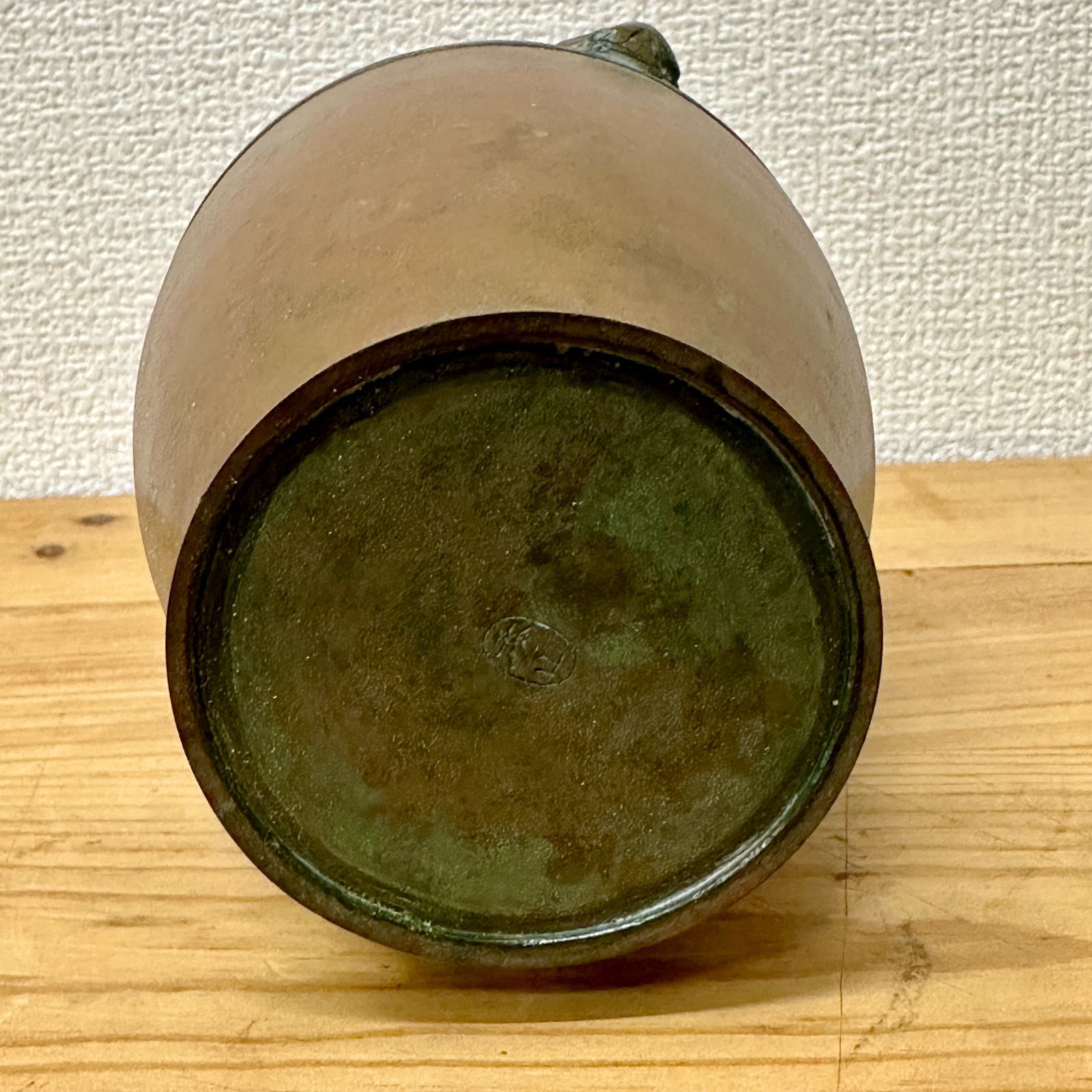 【希少品】高岡銅器 銅器　秀山作 花瓶 壺！　骨董品