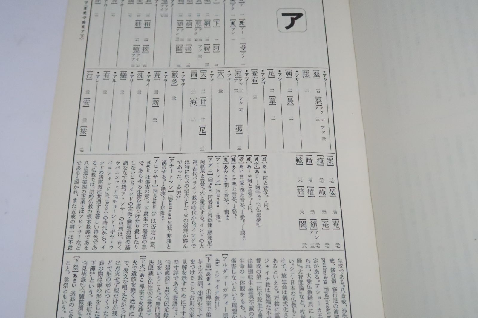 仏教語大辞典・全三巻/中村元/天金本/長年にわたり親しまれて