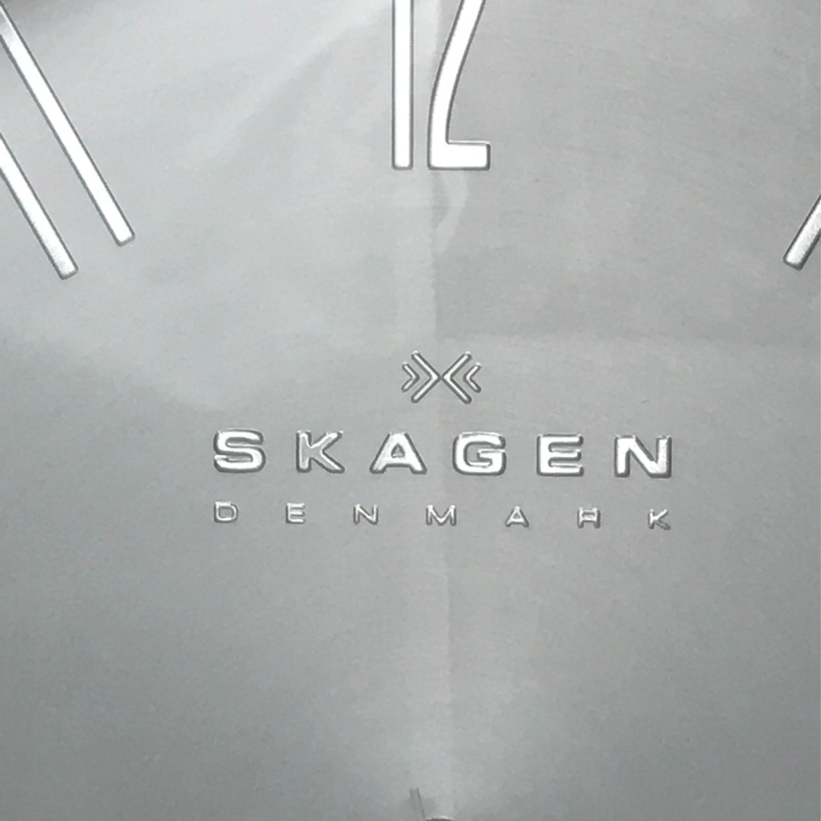SKAGEN スカーゲン 掛け時計 シルバー ウォールクロック インテリア