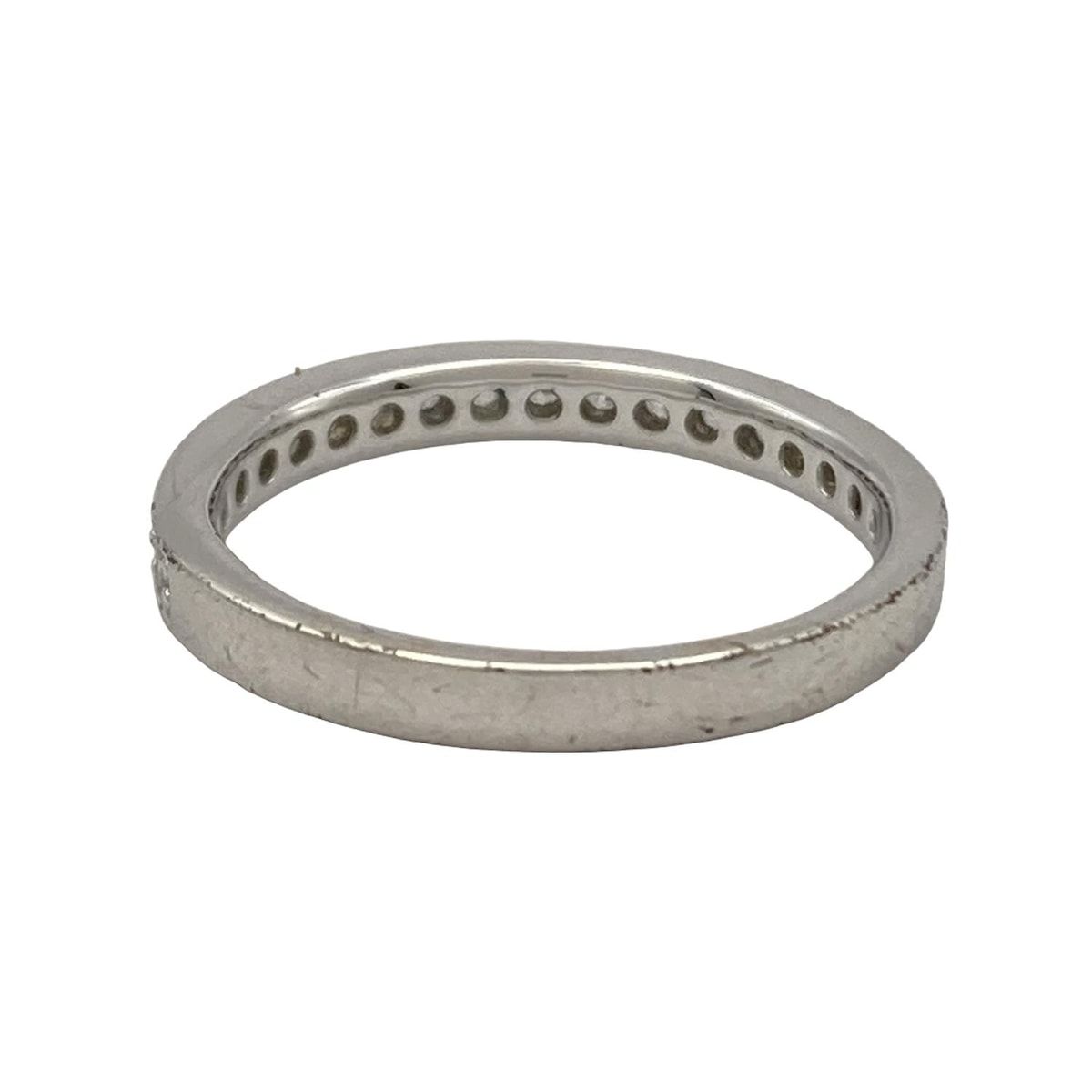 スワロフスキーリング52 SWAROVSKI(スワロフスキー) リング 52美品 - クリア×シルバー