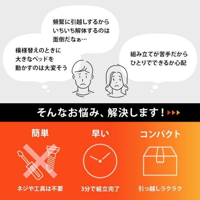 宮付きベッド