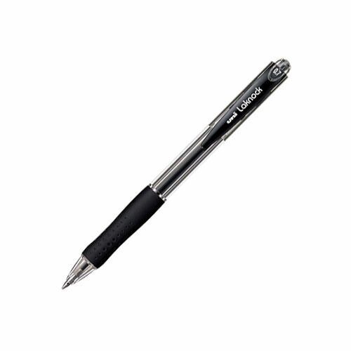 まとめ 三菱鉛筆 油性ボールペン ベリー楽ノック0.7mm 黒 SN100-07-24 ×100セット