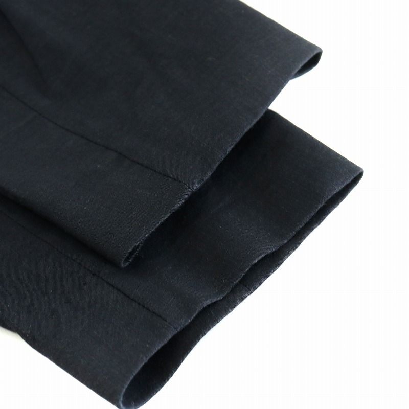 セオリー Theory ECO CRUNCH WASH ノーカラージャケット 麻 リネン 2 M