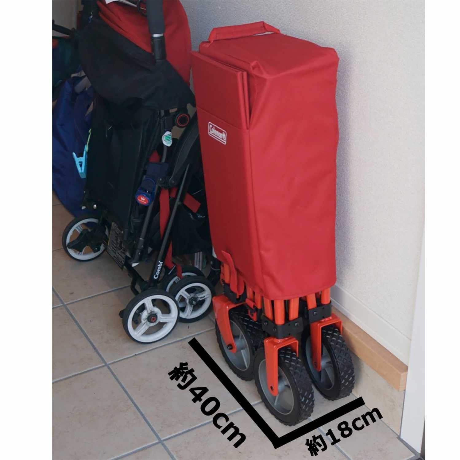 Coleman - [新品] キャリーカート アウトドアワゴン ワンマイルチェア ストッパー付 コールマン(Coleman) キャリーカート アウトドアワゴン