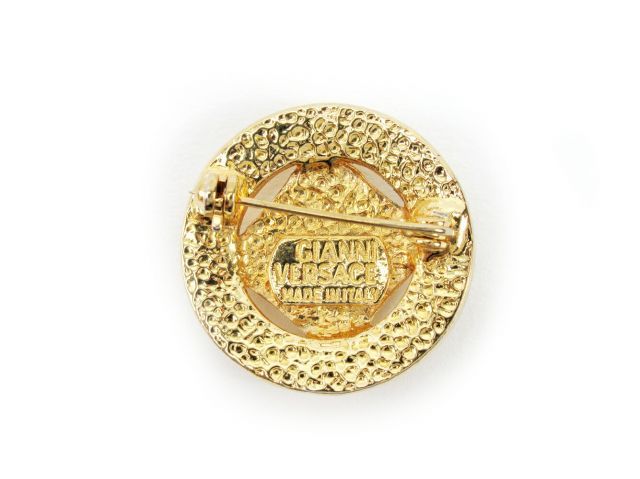 GIANNI VERSACE メデューサ ゴールド ブローチ 楽天市場】ジャンニ ヴェルサーチ メデューサ ブローチ GP