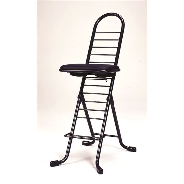 シンプル 折りたたみ椅子  SH83〜33cm 日本製 スチールパイプ 