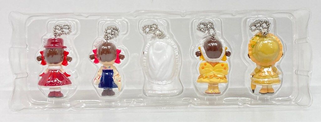 ぺこちゃん　ミニチュアビスクドールキーホルダーセット　不二家　新品　美品 不二家 ペコちゃん/ミニチュアビスクドールコレクション 歴代