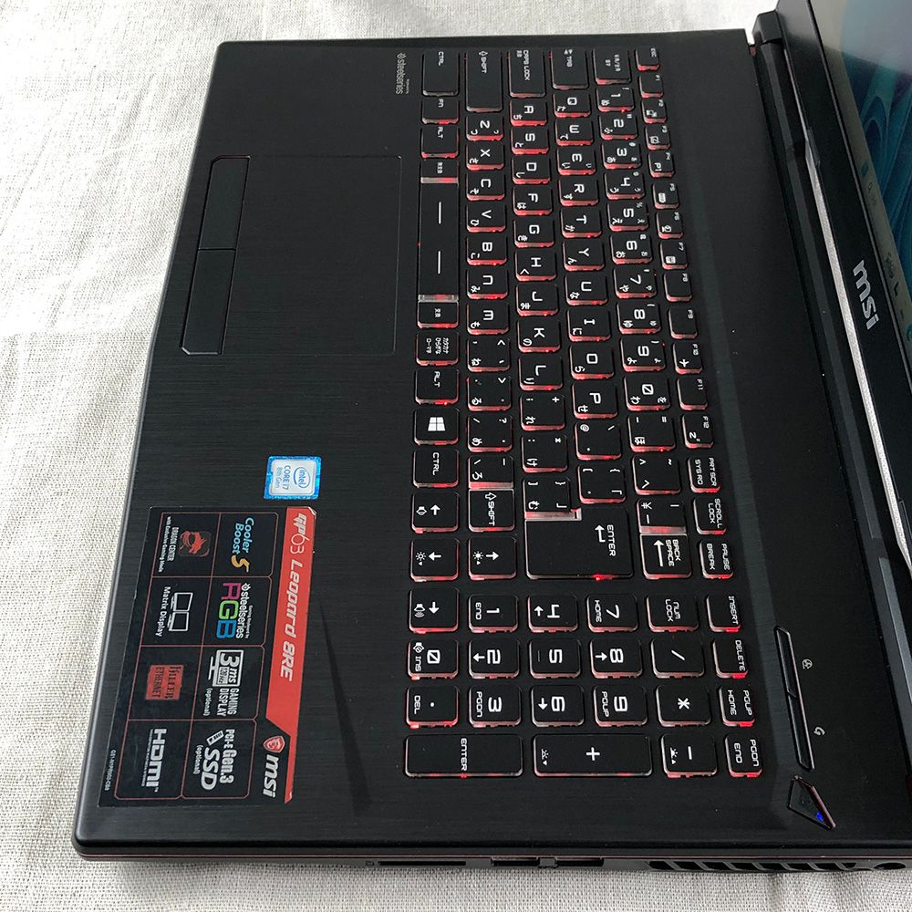 MSI GP63 Leopard 8RE-1225JP ゲーミングノートPC Amazon.co.jp: MSI