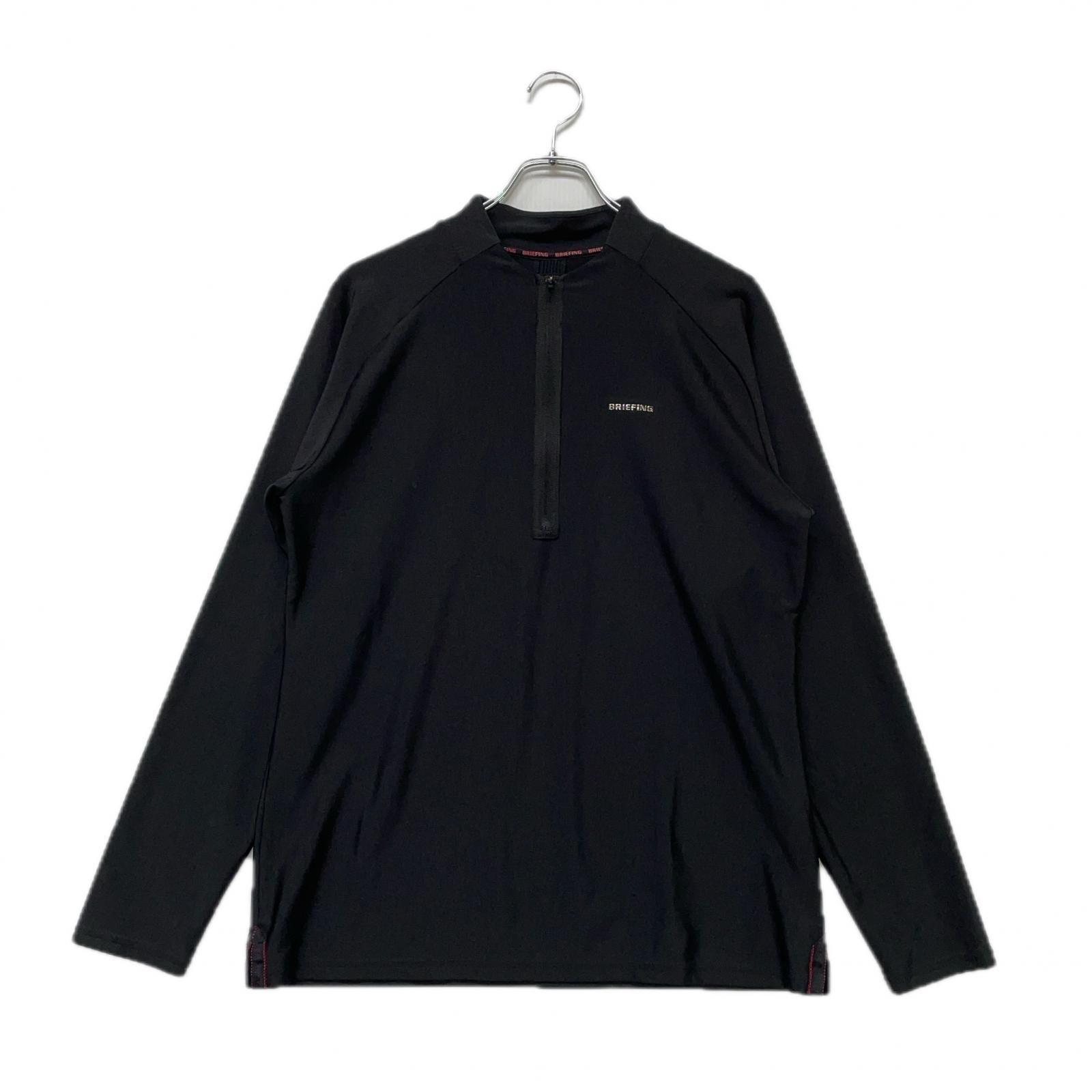 BRIEFING ブリーフィング　長袖シャツ 黒　　Lサイズ 中古 メンズ ブリーフィング BRIEFING 長袖シャツ L ブラック