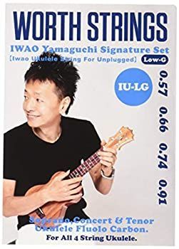 -非常に良い Worth Strings IU-LG ウクレレ弦 IWAO Unplugged-Low-G 68インチ フロロカーボン クリア