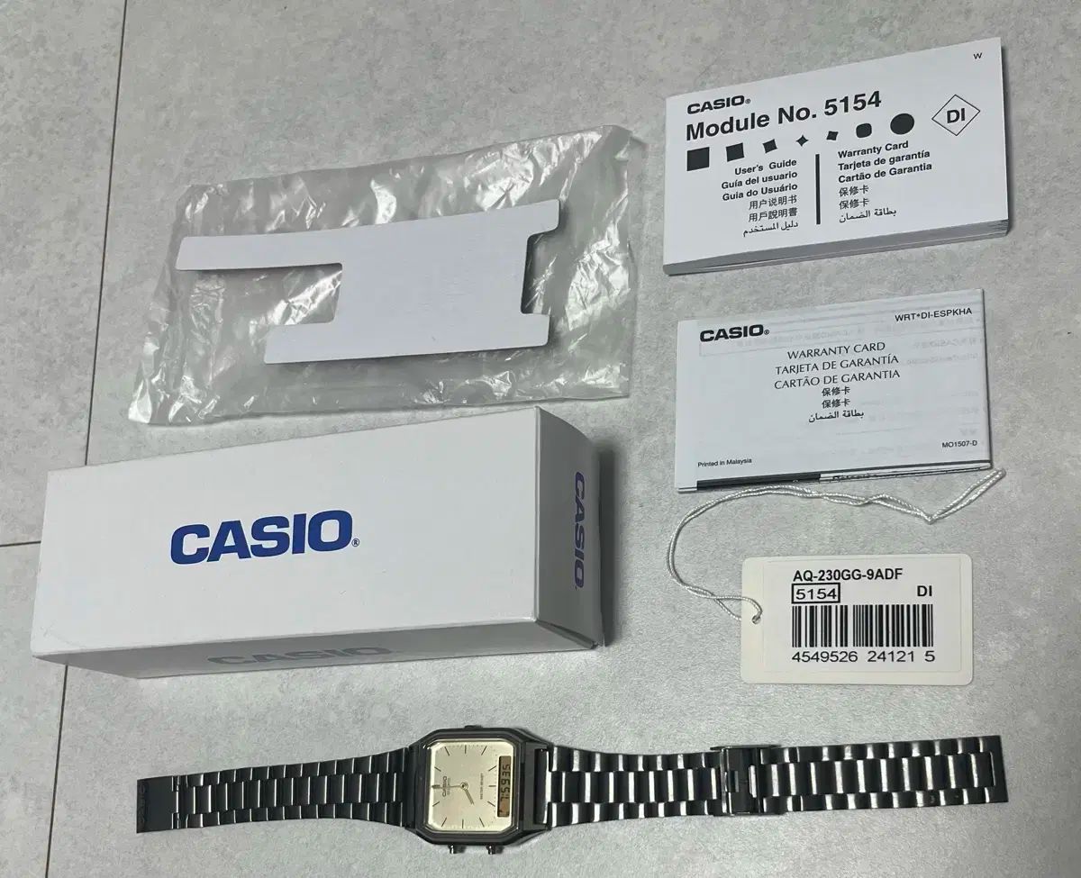 CASIO カシオ AQ ー 230GG 9A