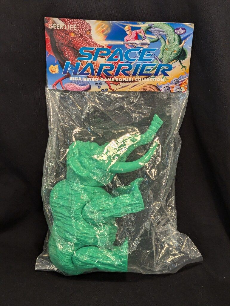 セガ・レトロゲーム ソフビ コレクション スペースハリアー  スケイラ　未開封 SEGA RETROGAME SOFUBI COLLECTION Space Harrier Mammoth ZX Spectrum