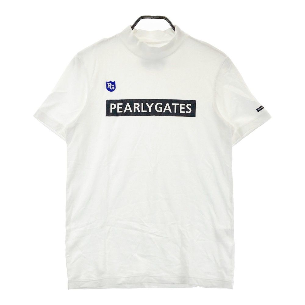 サイズ：5 PEARLY GATES パーリーゲイツ ハイネック 半袖Tシャツ ホワイト系 [240101288643]# ゴルフウェア メンズ  ストスト - メルカリ