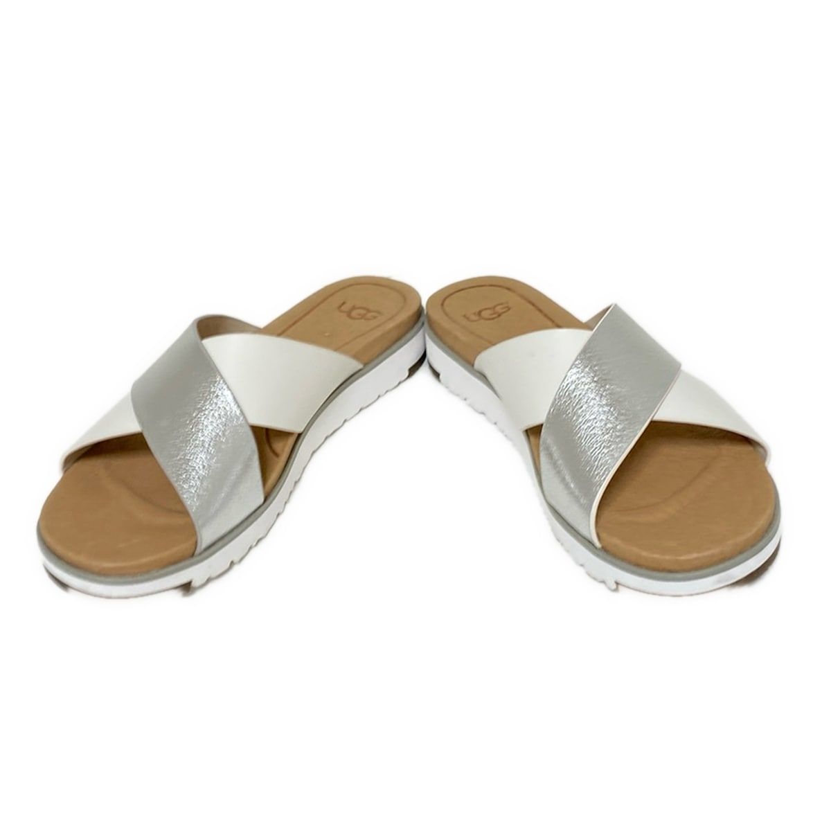 UGG ベージュ サンダル アグ UGG アグ 厚底 サンダル ゴールデンスター グライド