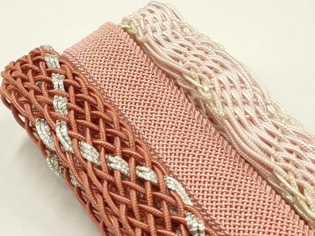 平和屋着物○和装小物 帯締め20本 高麗組 奈良組 金銀糸 逸品  