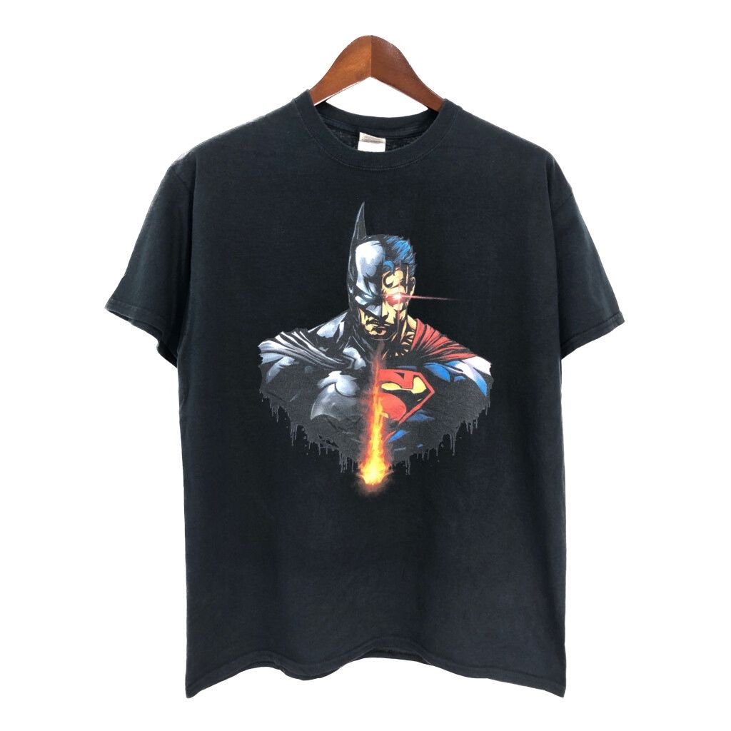 スーパーマン バットマン ムービーTシャツ 半袖 黒 DCコミック