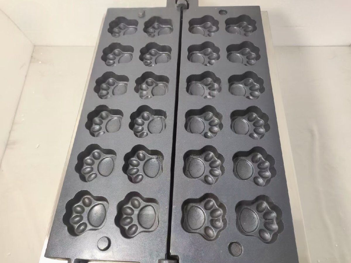 熊の手のベビーカステラ 熊の手焼き機 12穴 万能焼ガスLPガス式|業務用|飲食店|店舗用品|屋台|出店