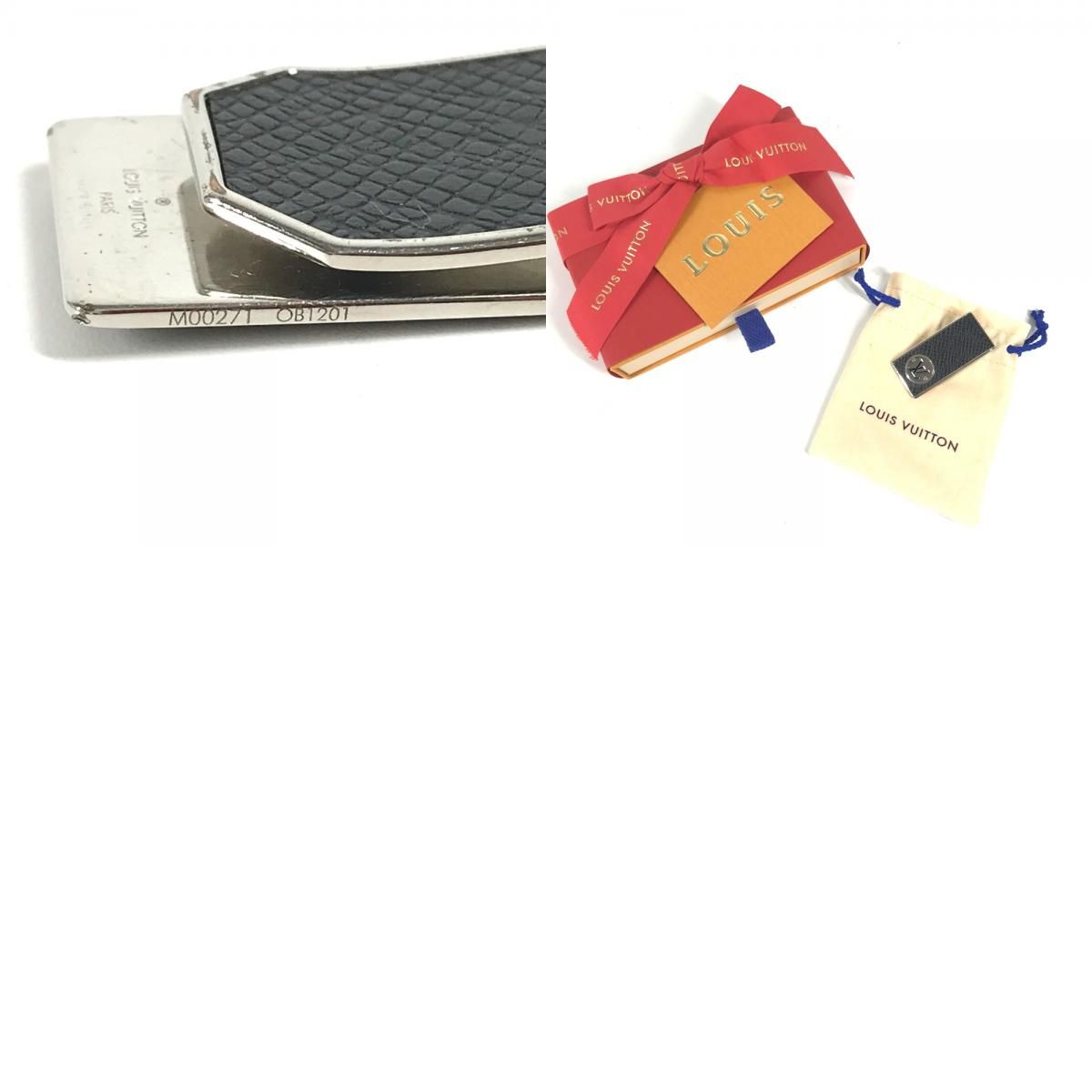 LOUIS VUITTON ルイヴィトン マネークリップ ロゴ M00271 メタル