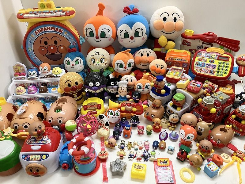 ◇ 【ジャンク品】 80点 まとめ商品 アンパンマン おもちゃ ぬいぐるみ