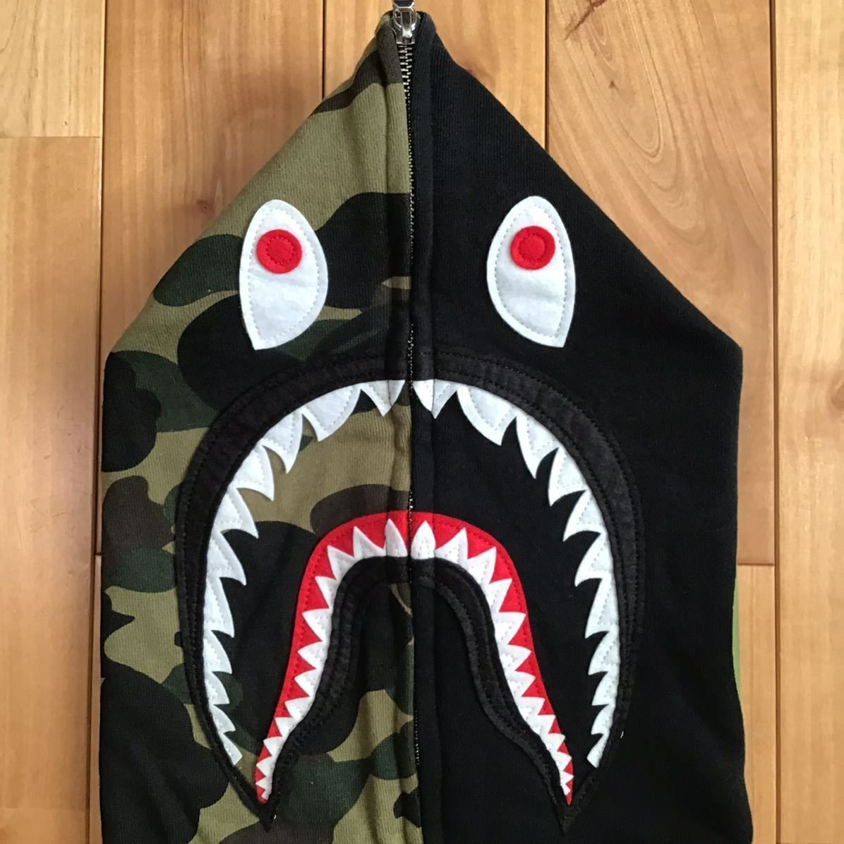 ape キルティングジップJKT ブラックサイズL bape