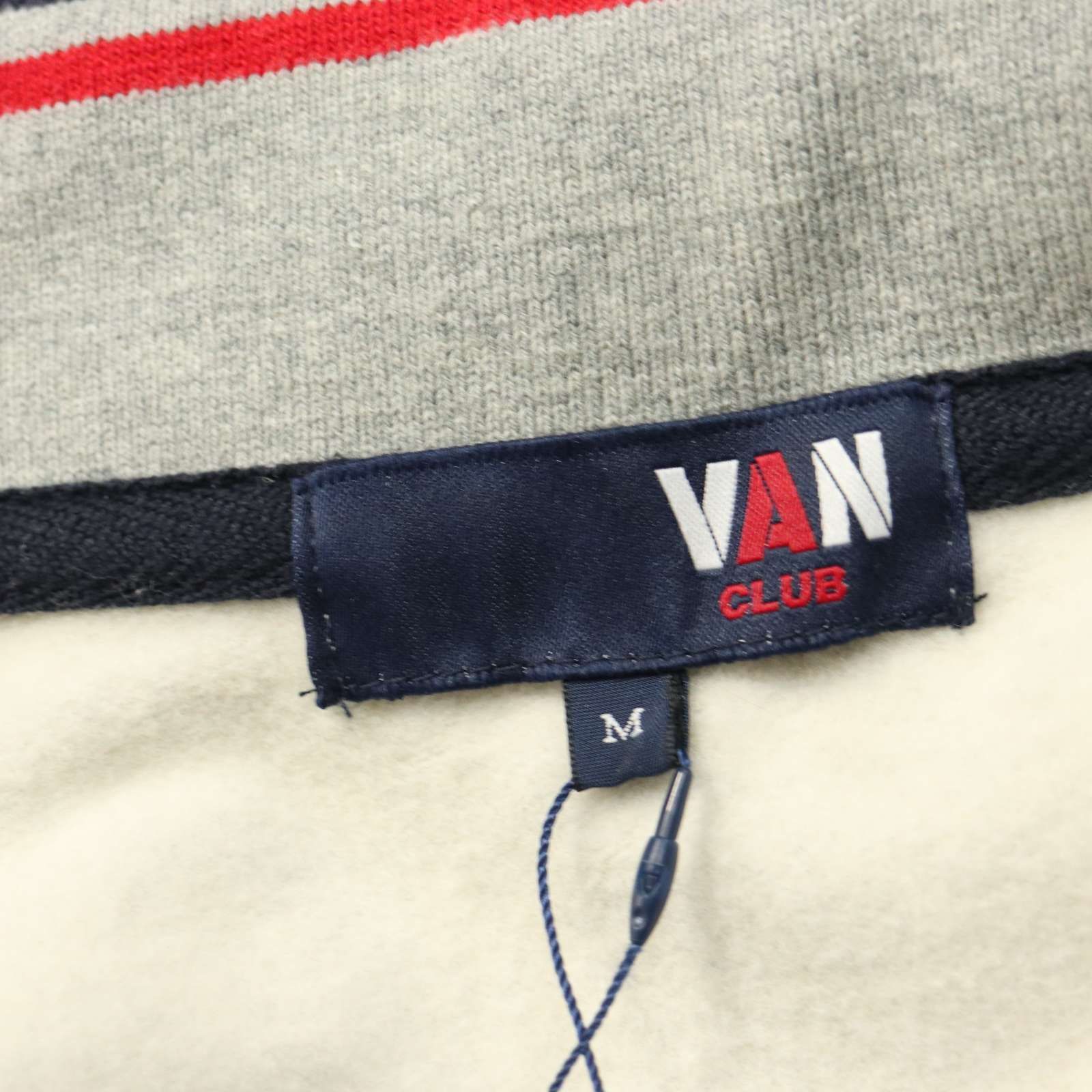 VAN CLUBヴァンクラブ リバーシブル 中綿 MA-1 ジャンパー 紺 M 新品 未使用】 VAN CLUB ヴァン クラブ 秋冬 ビッグ ロゴ刺繍