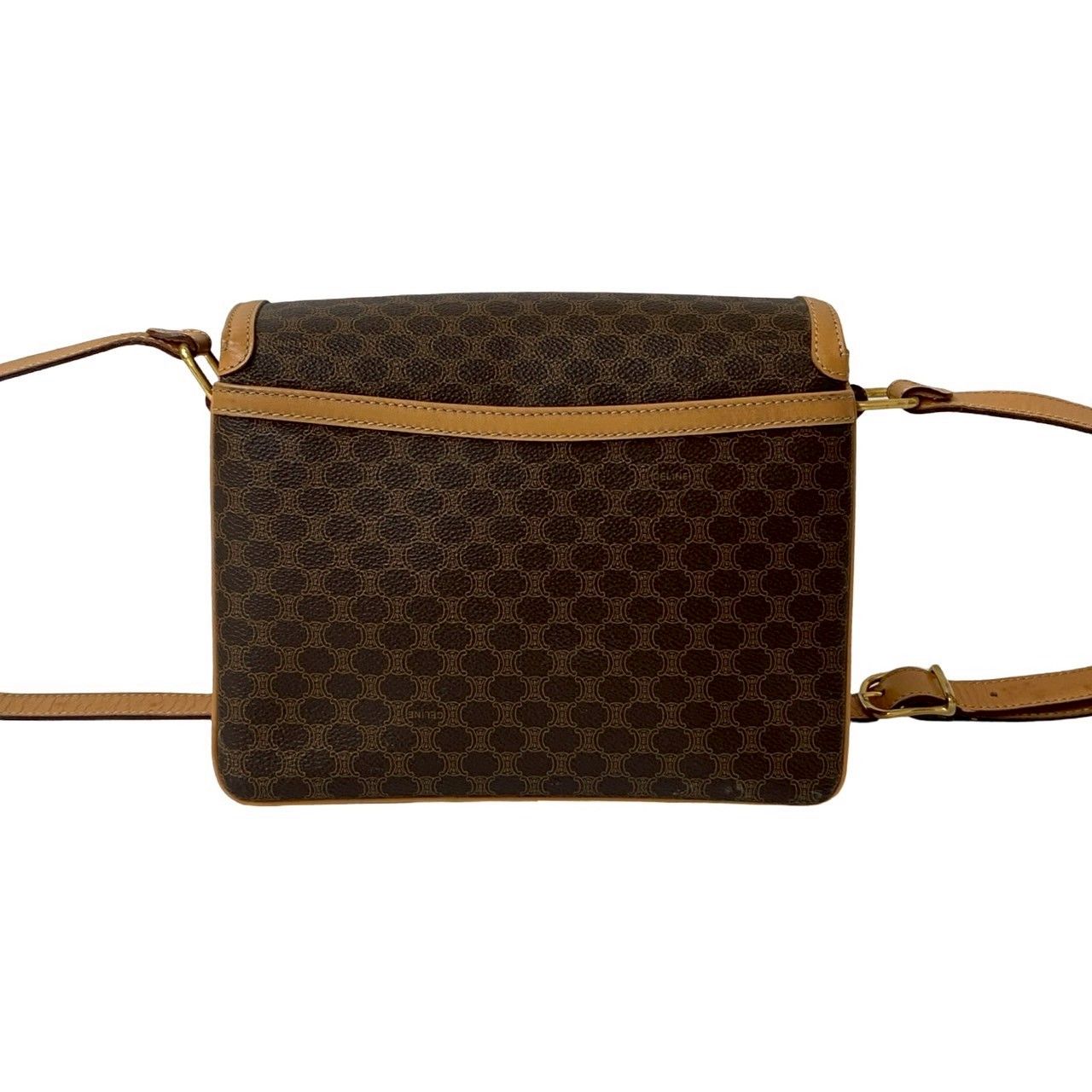極美品✨セリーヌ　ショルダーバッグ　ヴィンテージ　マカダム柄 極 美品 CELINE セリーヌ ヴィンテージ マカダム ブラゾン 柄