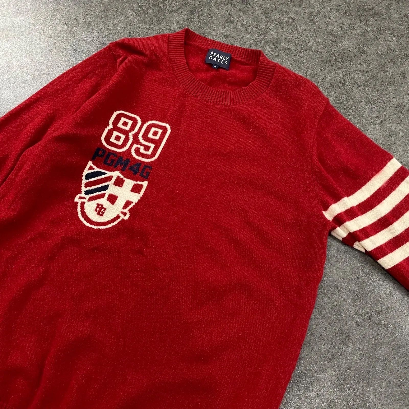 未使用級 PEARLY GATES PGM4G ロゴシャツ ゴルフ レディース 未使用級 PEARLY GATES PGM4G ロゴシャツ ゴルフ レディース 未使用級