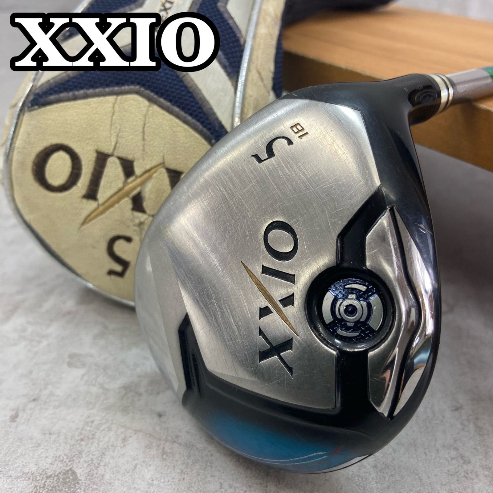 XXIO - XXIO　ゼクシオ　7代目　MP700　メンズゴルフ5W　カーボン　S　18°　右利き用　FW　フェアウェイウッド　Cleek　クリーク　ヘッドカバー XXIO ゼクシオ 7代目 MP700 メンズゴルフ5W カーボン S 18° 右