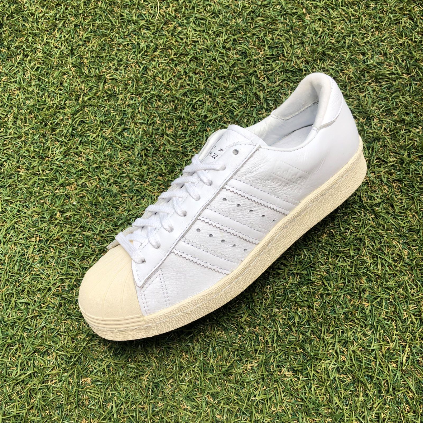 ストレッチドビー 美品22.5 adidas アディダス スーパースター 80s