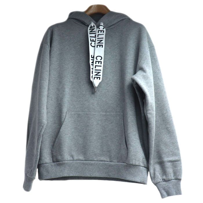 CELINE セリーヌ ルーズ フーディ パーカー グレー 2Y468670Q.08GC S ユニセックス