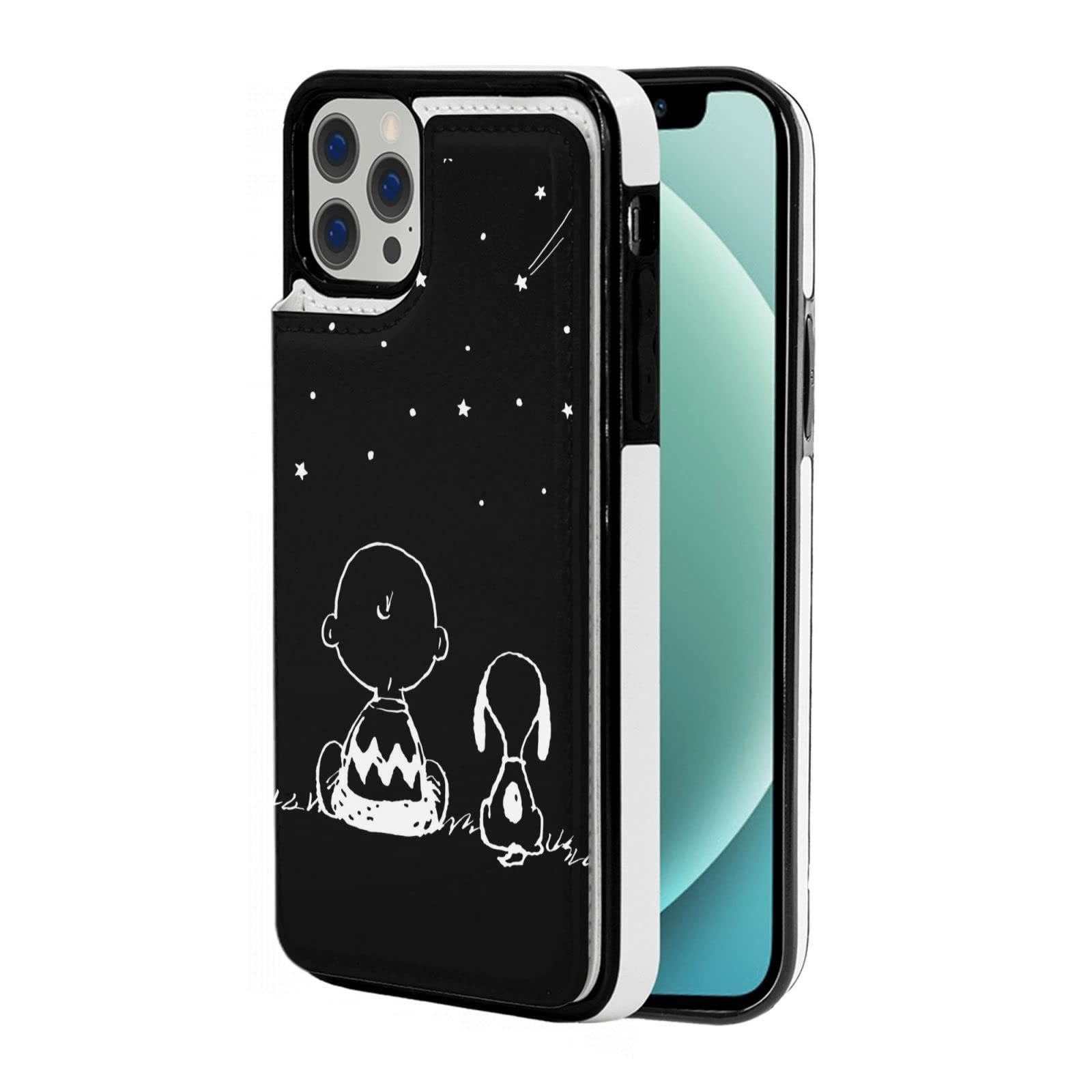 【新着商品】人気 可愛い (Iphone キャラクター スタンド機能 薄型 12 12 カード収納 レザー / / 手帳型 ケース 12Pro) 12Pro Iphone