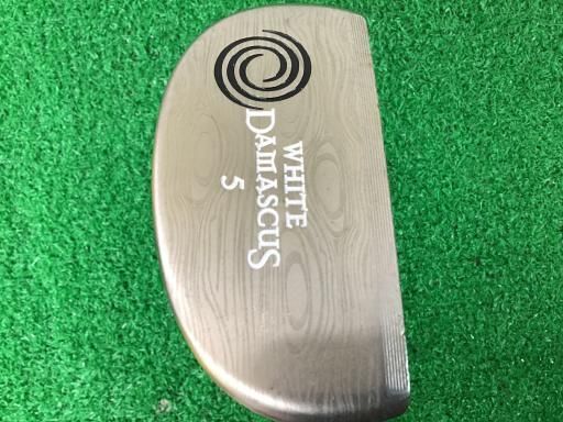 オデッセイ WHITE DAMASCUS 5 34インチ パター PT スチール フレックスその他 メンズ 男性用 右利き 右用 Cランク ゴルフクラブ