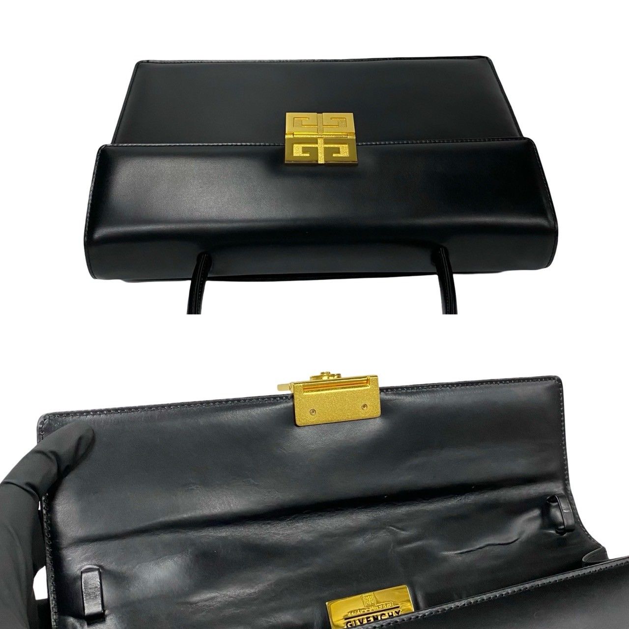 ほぼ未使用 ほぼ未使用 希少品 GIVENCHY ジバンシィ 4G ロゴ 金具 