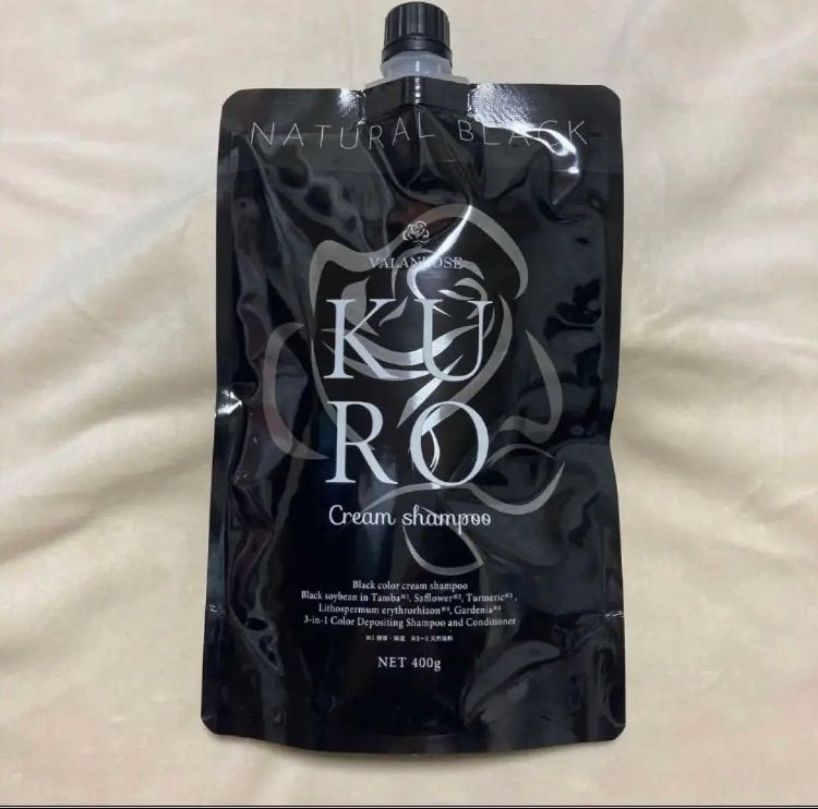 B.VALANCE バランローズ KUROクリームシャンプー 400g 白髪染め 楽天