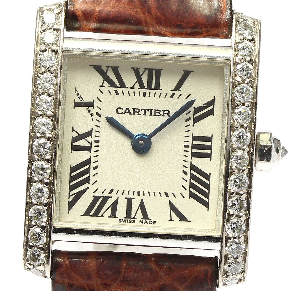 カルティエ CARTIER W5001256 タンクフランセーズSM K18WG アフター ...