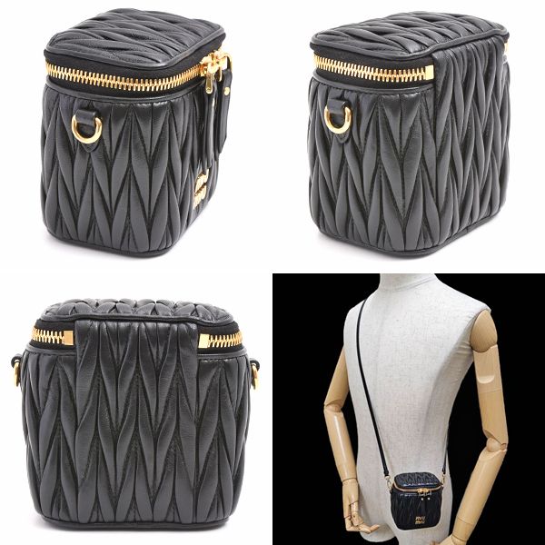 【極希少★美品】miumiu ボディバッグ ウエストポーチ  マテラッセ 極希少☆美品】miumiu ボディバッグ ウエストポーチ マテラッセ