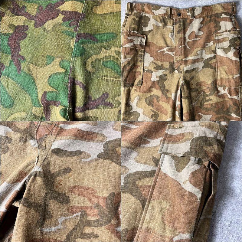 70s RANGER カモフラージュ 迷彩 リバーシブル ハンティング パンツ XL