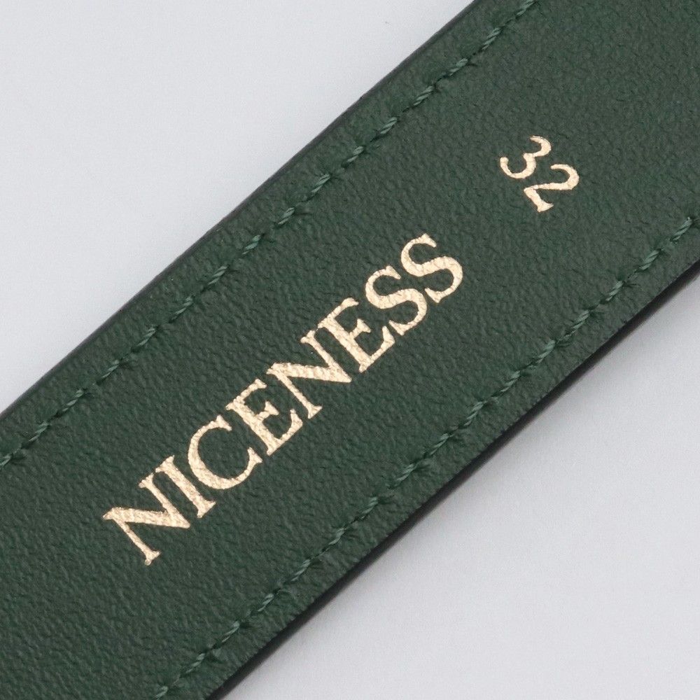 NICENESS FOLK ドレッサージダブルバックルベルト - メルカリ