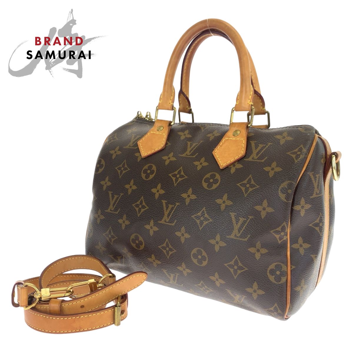 LOUIS VUITTON ルイヴィトン モノグラム スピーディ25 ブラウン 茶色 PVC M41528 ボストンバッグ ハンドバッグ レディース  403851ファスナー内側 | titanyummakina.com.tr - ボストンバッグ