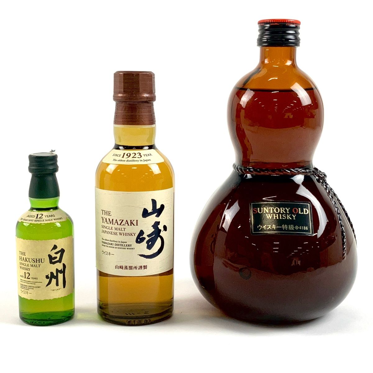 Suntory Hakushu & Yamazaki 12年ウイスキーセット Suntory Hakushu & Yamazaki 12年ウイスキーセット 山崎 12年 & 白州