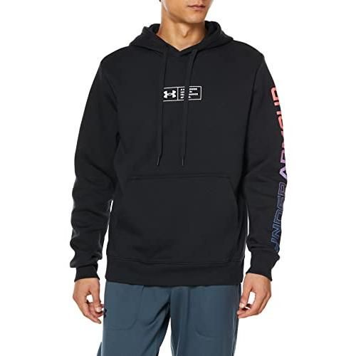 アンダーアーマー UNDER ARMOUR ライバルフリース グラデーション パーカー メンズ 1375514 ブラック Mサイズ