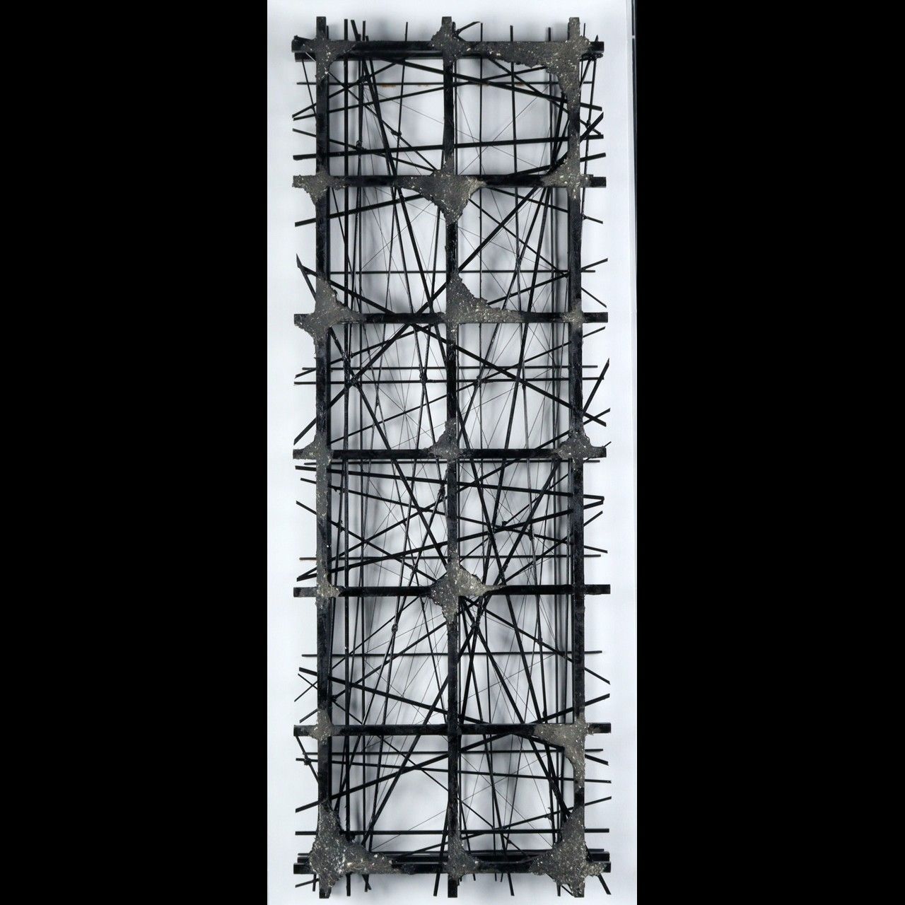 塩路眞保 「Grid Series 3」 ミクストメディア 金属アート