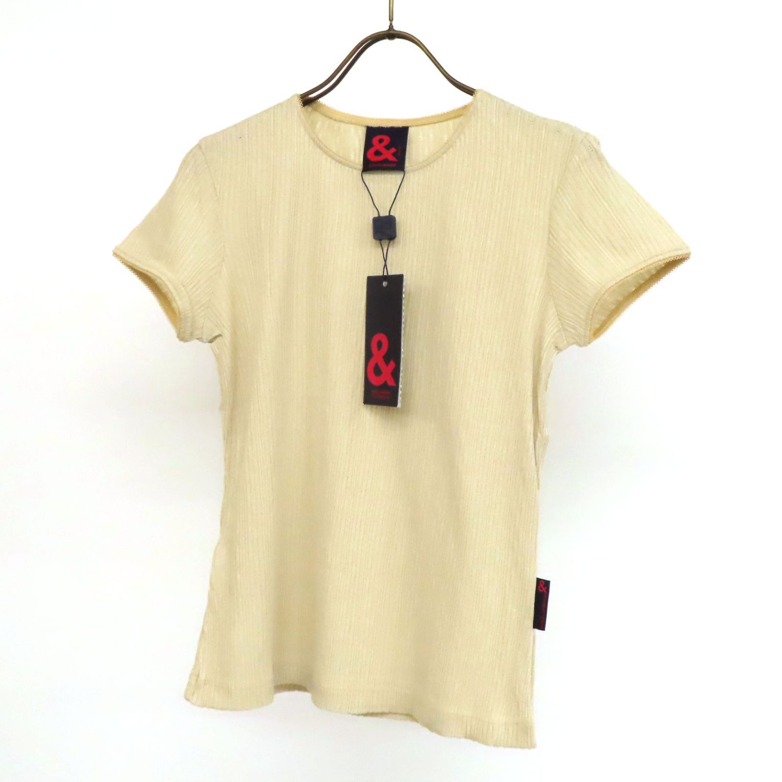 25037 新品未使用 ＆ DOLCE&GABBANA ドルチェ&ガッバーナ 無地 丸首 