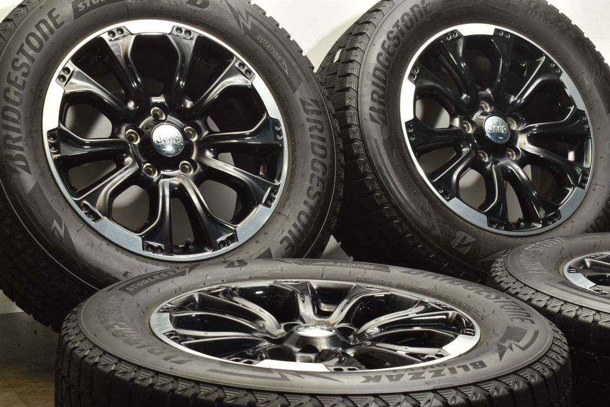 ジープ JEEP WK2 グランドチェロキー 純正 18in 8J 56.4 PCD127 ブリヂストン ブリザック DM-V3 265 60R18 品番 68078430AA
