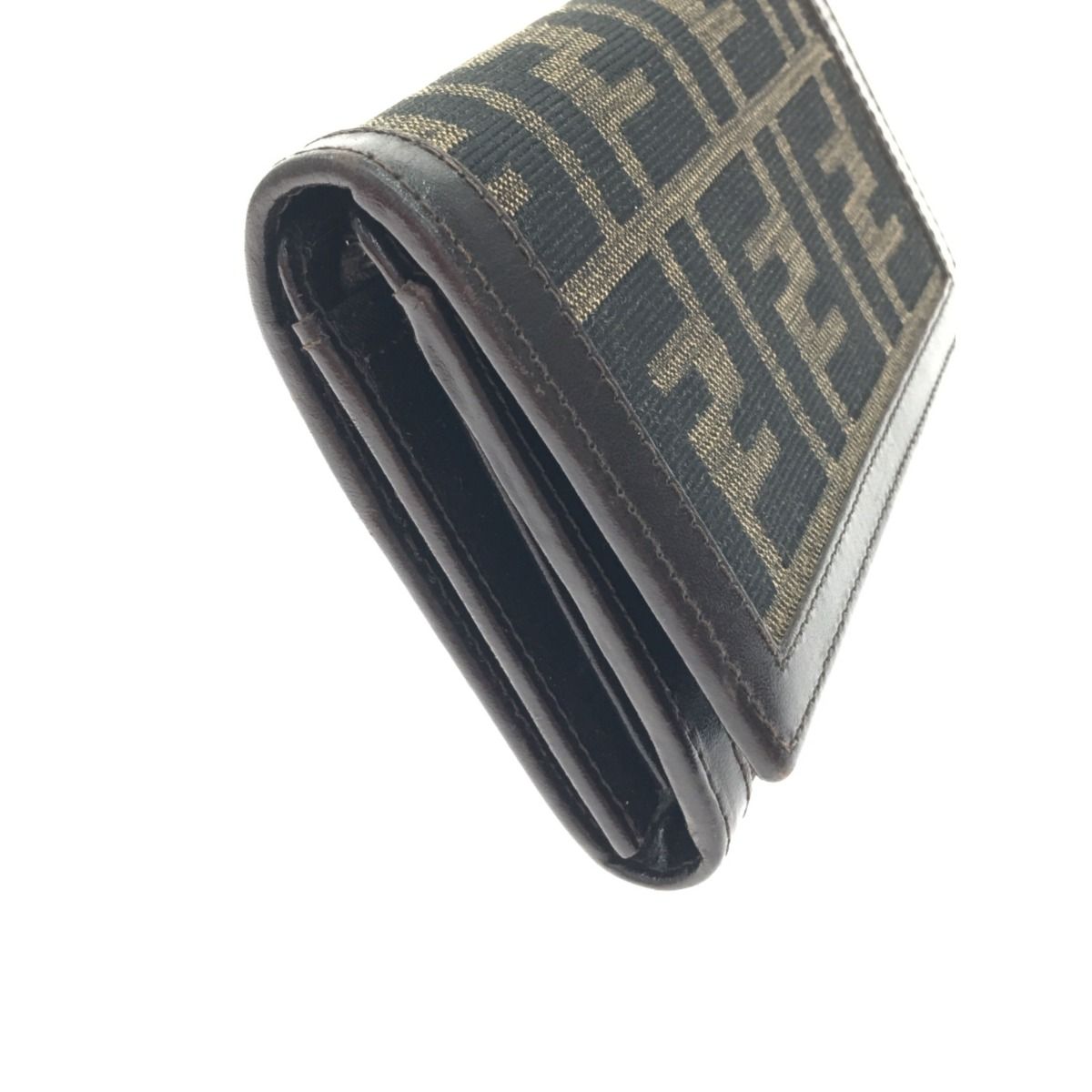 ▽▽FENDI フェンディ レディース 二つ折り財布 ズッカ柄 2266.31052  